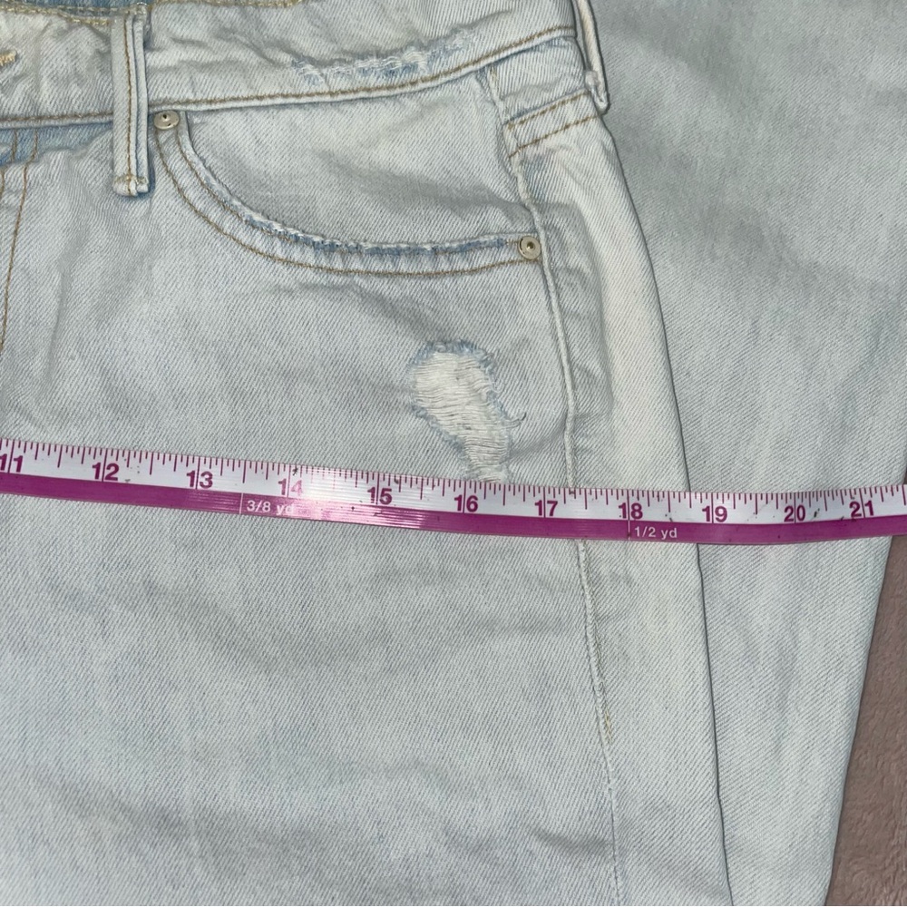 Mother the dropout fray distressed Jean size 26/L26 - Picture 10 of 13